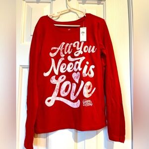 Gap Long sleeve All you need is love t-shirt